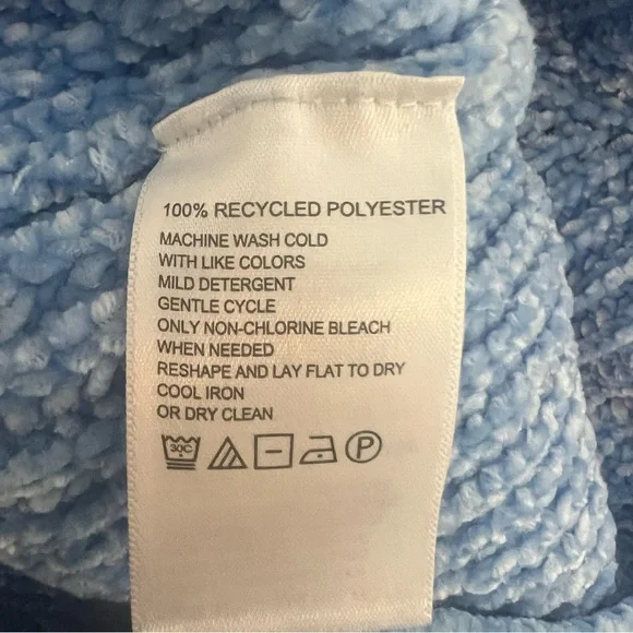 Tommy Bahama Knit Women's Shell St Luna Sweater Size XS/TP Light Blue Soft - Picture 8 of 9